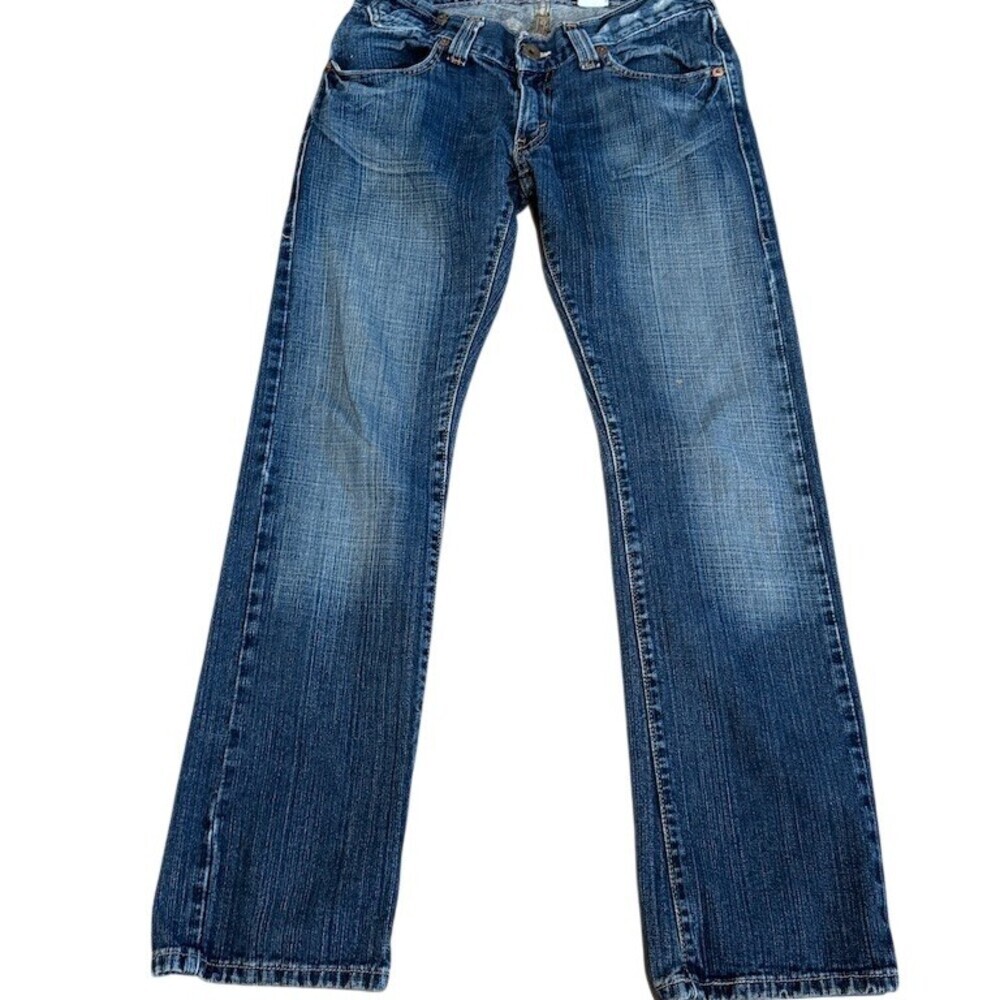 Vintage 90s Levi's Jeans Womens Size 7 Blue Low Rise straight leg jeans